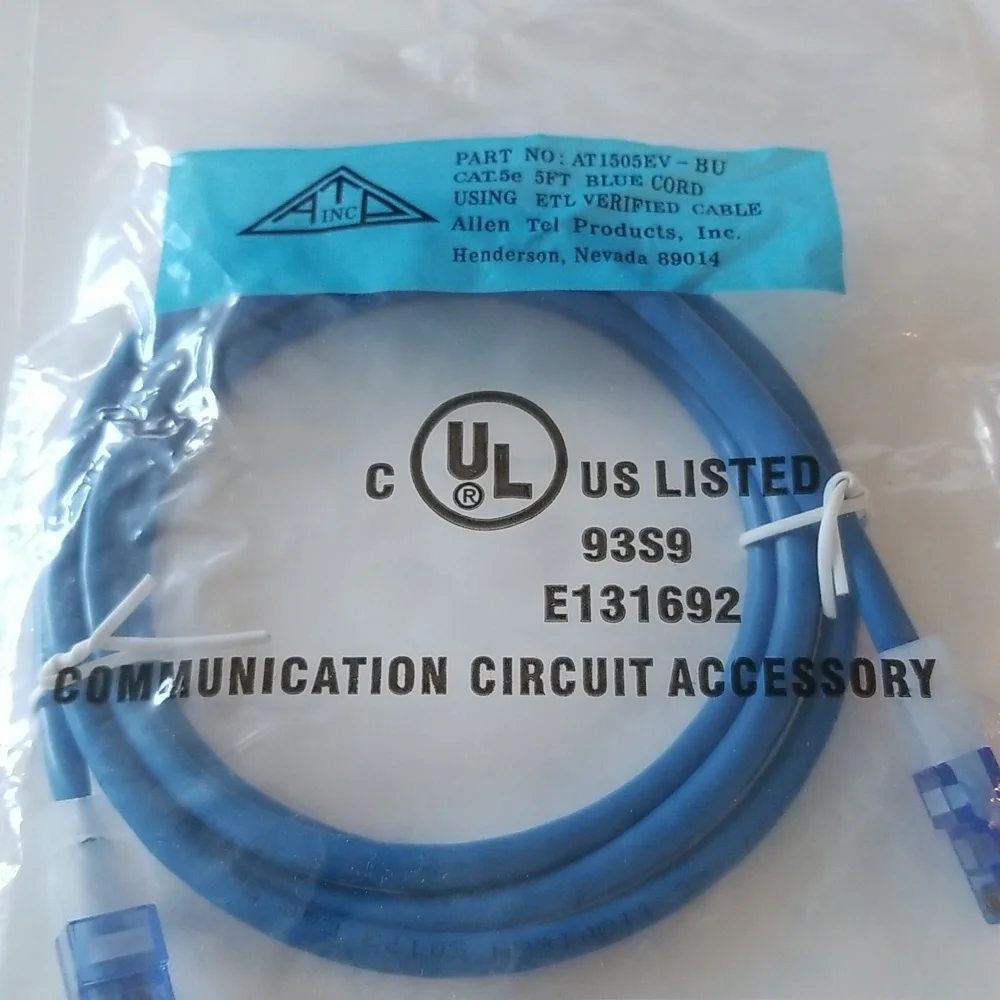 Blue Communication Circuit Accessory Allen Tel Cable